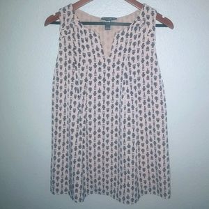 A Pea in the Pod M Parfume Sleeveless Lined Dusty Rose Babydoll Top Maternity